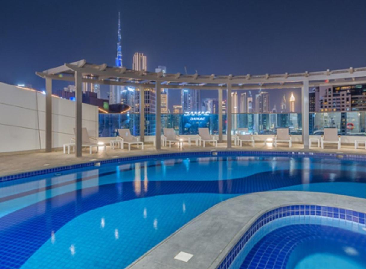 Elegant 2Br View With Rooftop Pool The Bay Ντουμπάι Εξωτερικό φωτογραφία