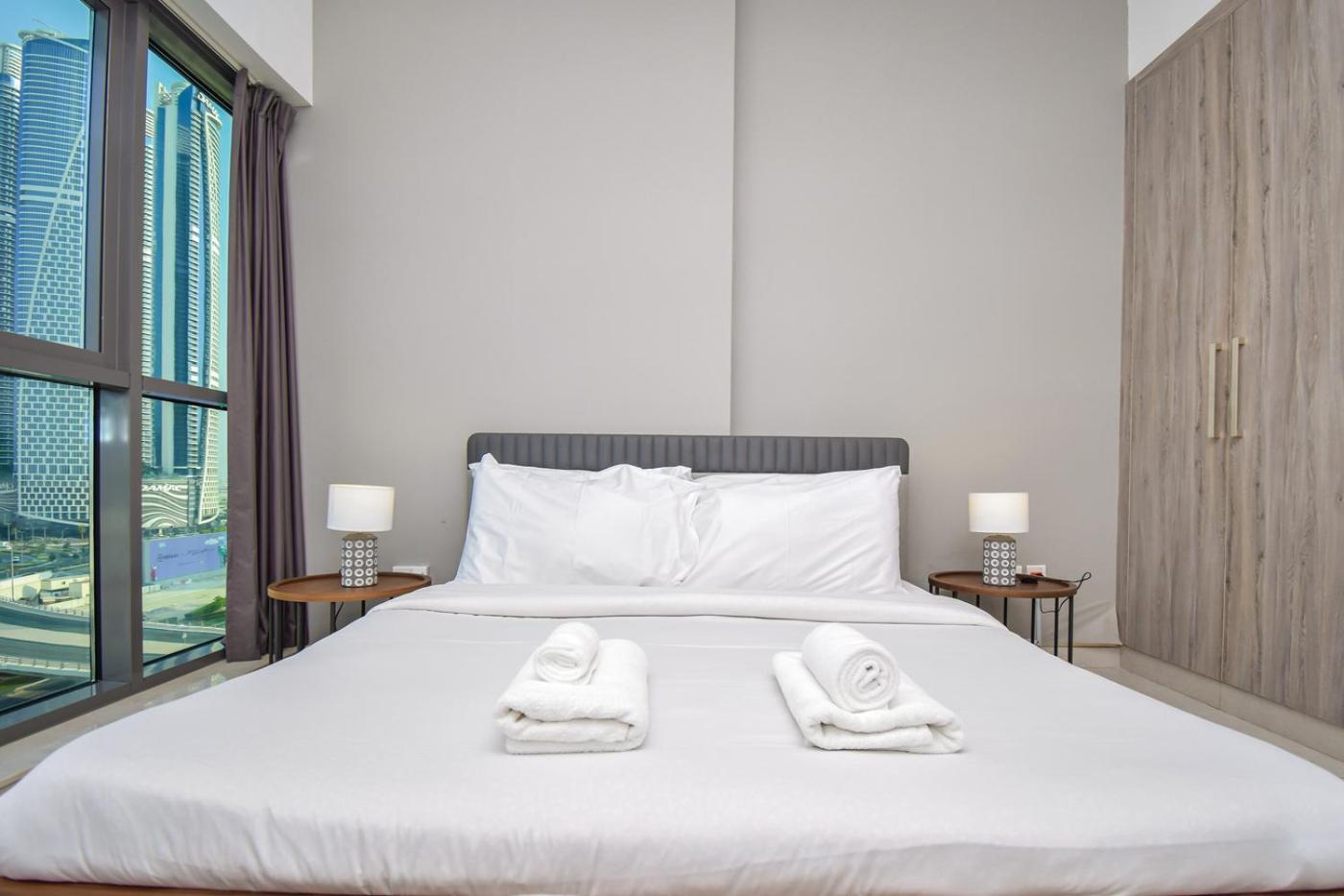Elegant 2Br View With Rooftop Pool The Bay Ντουμπάι Εξωτερικό φωτογραφία